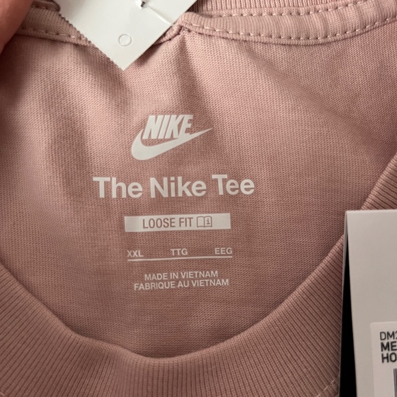 Nike Graphic Sportswear Casual 90's Tee T-Shirt NWT Pink Salmon XXL - Picture 7 of 9